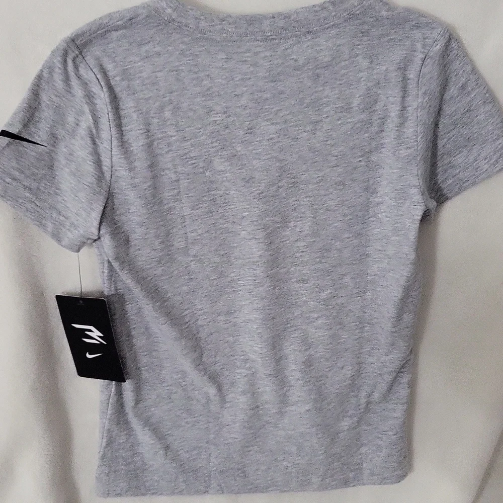 Nike Kids Gray Tee with Red and Black Design